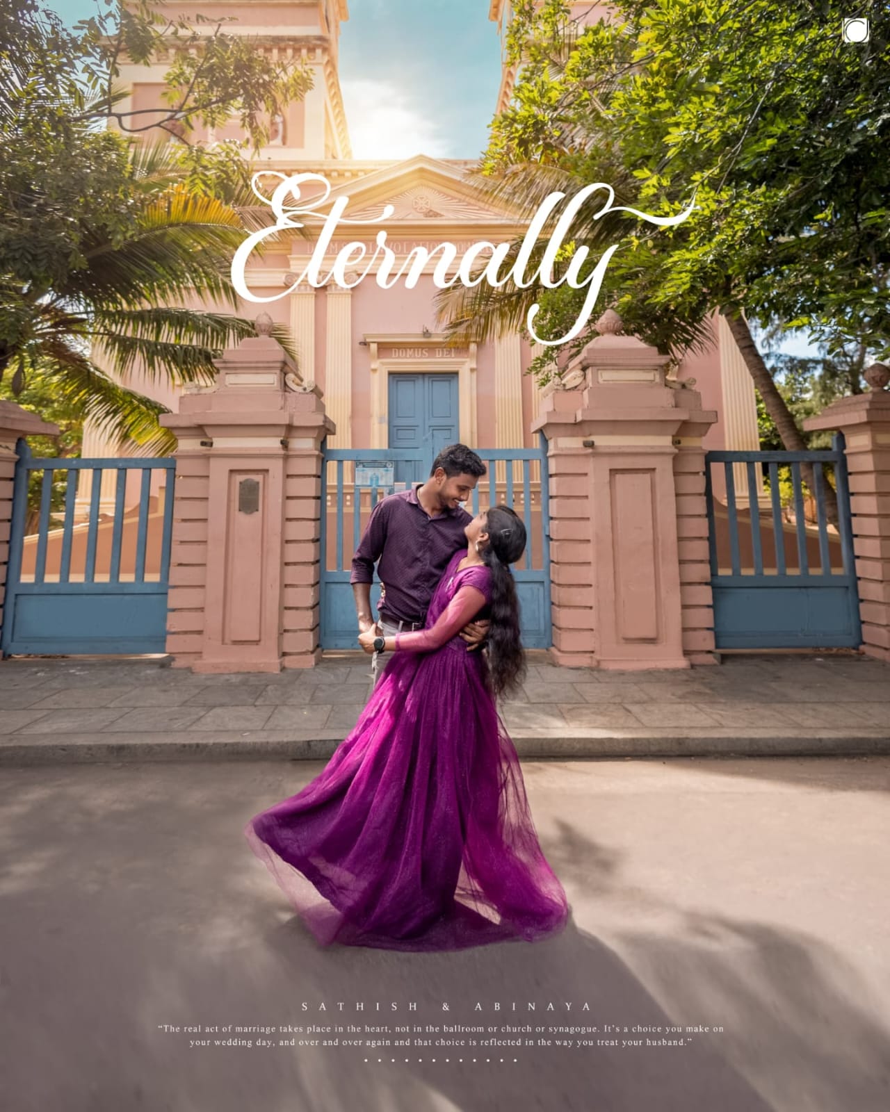 Wedding ceremony moment