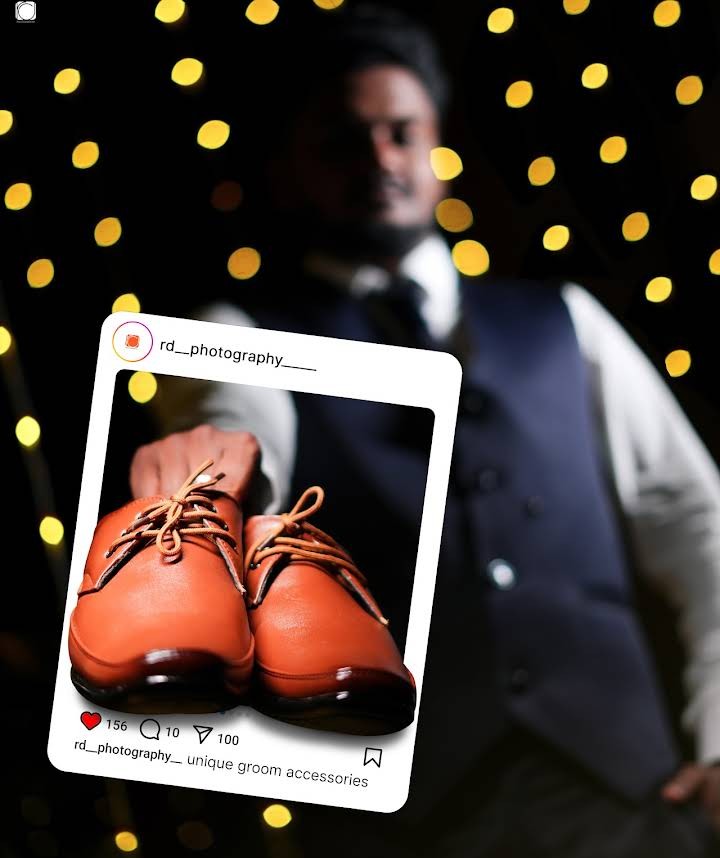 Pre-wedding couple portrait on Instagram